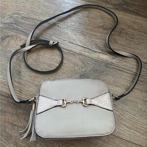Elegant Cream Crossbody Bag